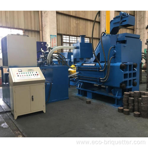 Horizontal Scrap Steel Shavings Briquetting Press Machine